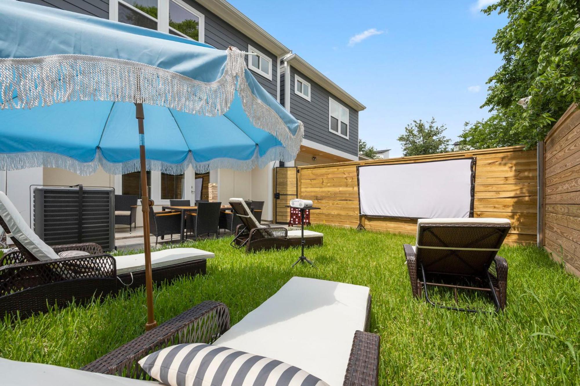 Central 4Bd - Outdoor Movie - Ping Pong - Bbq Vila Houston Exterior foto